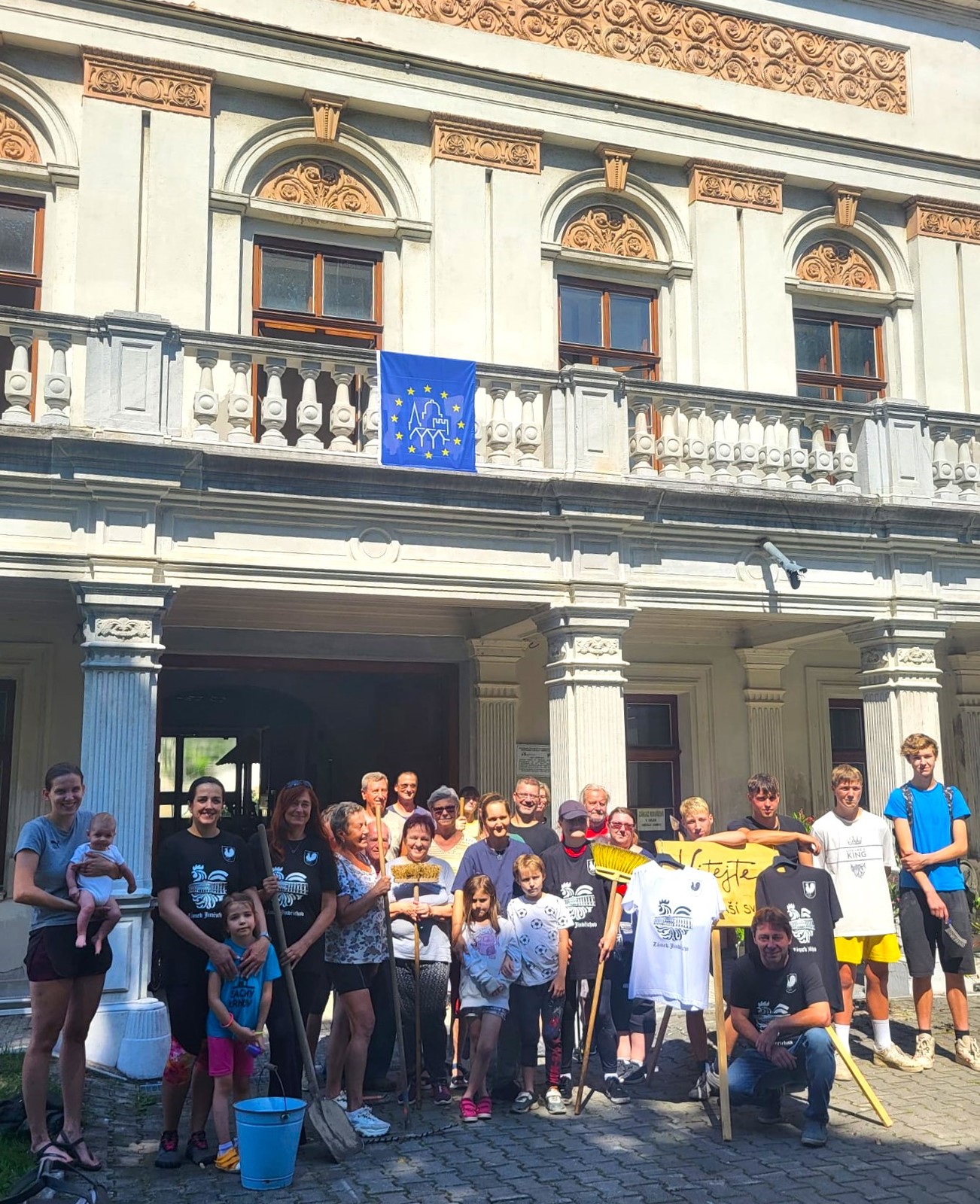 Brigáda na zámku 10. srpna 2024